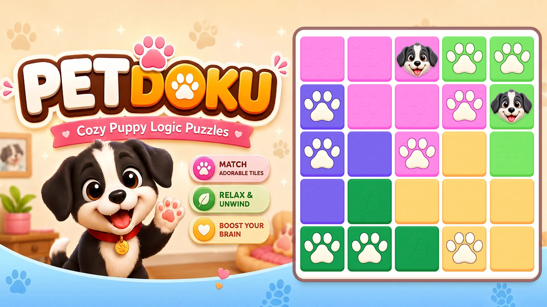 Petdoku: Cozy Puzzle Games cover art